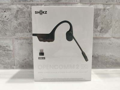 Neu versiegelt Shokz OpenComm 2UC drahtloses Knochenleitungs-Bluetooth-Headset C110