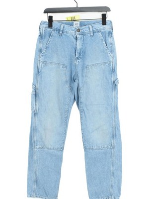 Lee Herren Jeans M Blau 100% Baumwolle Straight