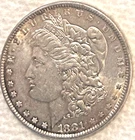 1881 P Morgan beautiful BU VAM-9 a rare find free shipping Sigma test++