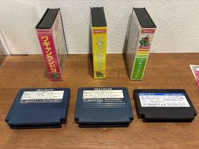 Namco Wagyan Land 1 2 3 Set Famicom NES FC NTSC-J Japan Import Cartridge Only