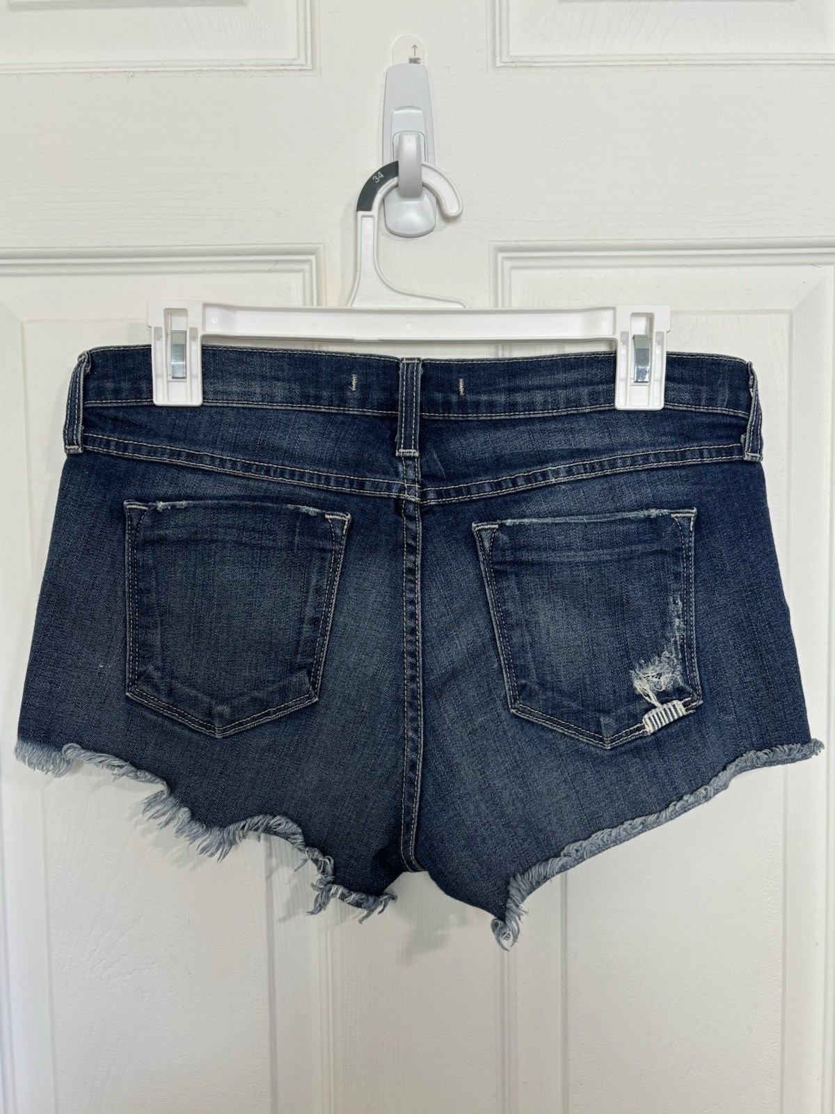 Flying Monkey Low Rise Patchwork Denim Shorts Siz… - image 2