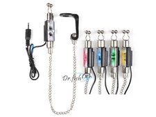 DR.FISH 4 Carp Fishing Tackle Illuminated Hangers Swingers Bite Alarms Indicator