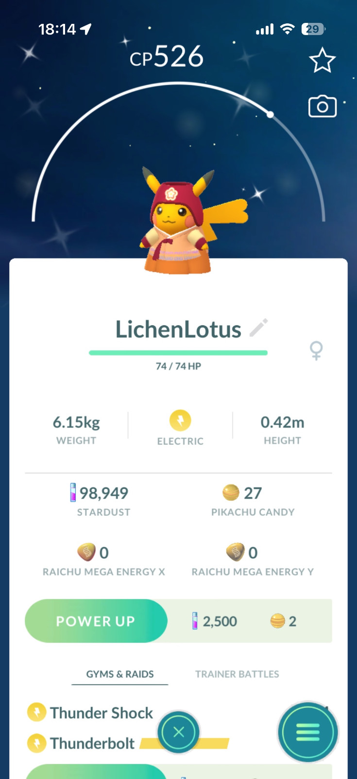 Pokémon Shiny Orange Hanbok Pikachu  *2026 New Release*