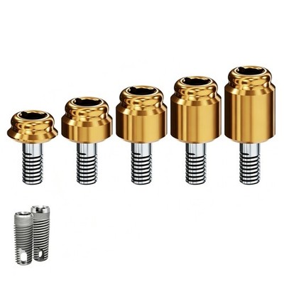 Overdenture abutment ZIMMER TSV 4.5mm Inter Hex platform zest locator system fit