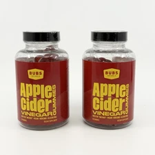 BUBS Naturals Apple Cider Vinegar Gummies with The Mother ACV Gummies 2 PACK