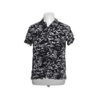 Topman, Kurzarmhemd, Größe: S, Schwarz/Weiß/Mehrfarbig, Viskose, Sonstiges #Zys