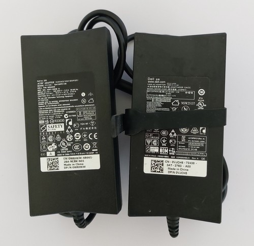 2 Stück Netzteil Ladegeräte für Dell Laptops 19,5V 6,7A 130W 7,4 x 5 mm Stecker