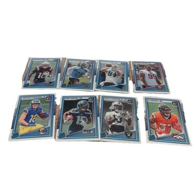 2025 Panini Donruss Optic Rated Rookies Football Cards Lot Of 8