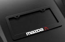 Mazda 6 Japanese Jdm Style License Plate Frame Smooth Black Metal