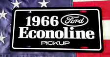 1966 Ford Econoline Pickup License Plate Tag Classic 66 Cab-forward Truck