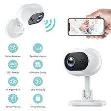 Baby Monitor 1080p WiFi Baby Monitor Night Vision, 2-Way Audio, Motion Detection