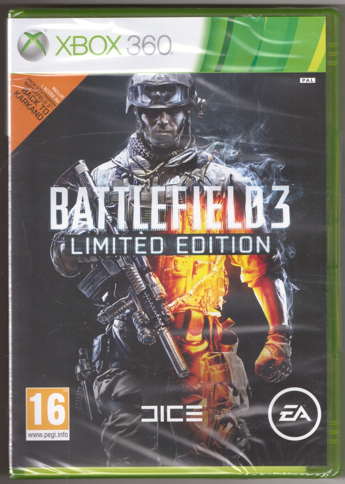 RARE Battlefield 3 Limited Edition - Xbox 360 2011 Sealed Brand New EA BF3