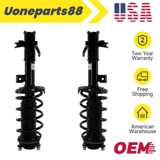 Front Left & Right Struts w/ Coil Spring Assembly for 2013 2014 2015 Honda Civic
