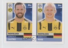 2016-17 Topps UCL Sticker Gonzalo Castro Sebastian Rode #DOR10/11 00e8