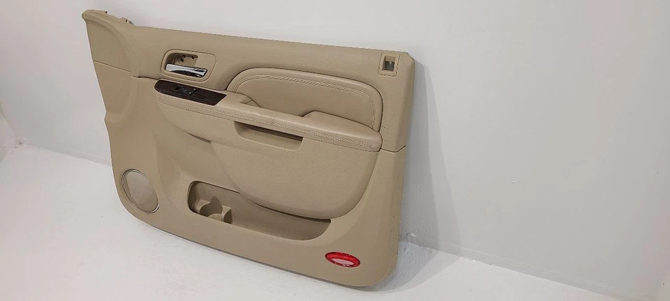 2010-2014 CADILLAC ESCALADE LEATHER RIGHT RH FRONT DOOR TRIM PANEL - Image 3 of 4