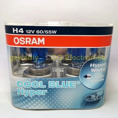 OSRAM H4 62193CBH COOL BLUE Hyper White 5300K 12V60/55W P43t OEM Car light Lamp