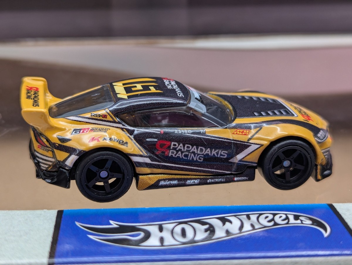 Hot Wheels '20 TOYOTA GR SUPRA ☆Yellow;Papadakis☆premium Team