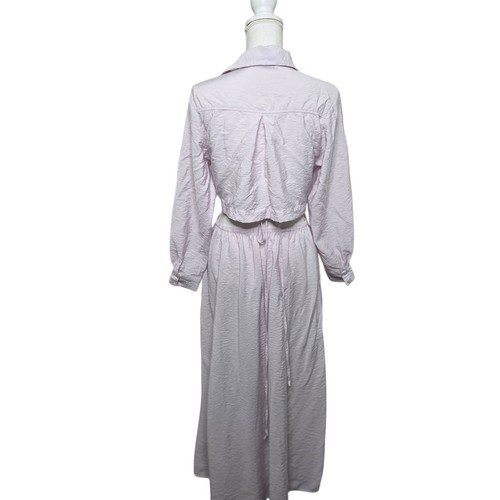 YFB Womens SZM Derby Violet Dress Cut Out Tie Back Flowy Long Romantic Brunch - Picture 8 of 12