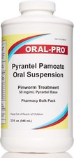 OralPro Pinworm Treatment 32 oz Pyrantel Pamoate Suspension 50mg mL New
