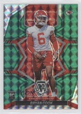 2022 Panini Mosaic Rookies Green Mosaic Prizm Bryan Cook #397 1e8n