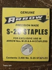 Genuine Arrow Precision Made Staples S-25 2,400 No. S-25 Staples For M-25 A-44