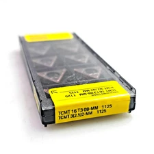Sandvik Coromant TCMT 16 T3 08-MM 1125 TCMT 32.52-MM Carbide Inserts (Box of 10)