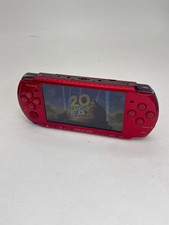 Sony PlayStation Portable PSP-3000 Red Console 366 w/1200mAh Battery