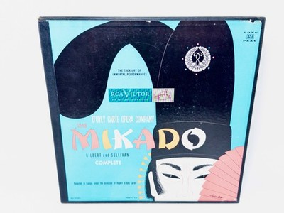 The Mikado Gilbert & Sullivan RCA Red Seal 2-LP Box, D'Oyly Carte Opera,
