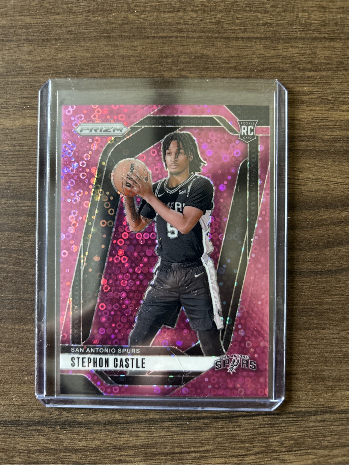 2024 Panini Prizm Pink Fast Break Stephon Castle #234 /50