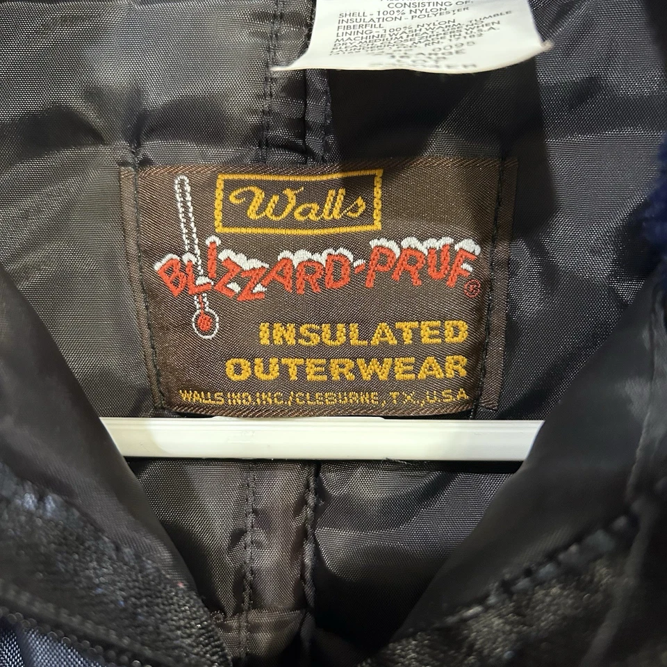 Настенный винтажный комбинезон Blizzard Pruf синий черный 80-е Snowsuit ретро 80 лыж 16-18 - Изображение 3 из 4