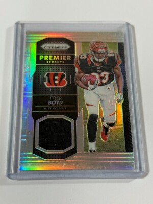 2016 Panini Prizm Premier Jerseys Silver Prizm Tyler Boyd #PPJ-TB Rookie RC