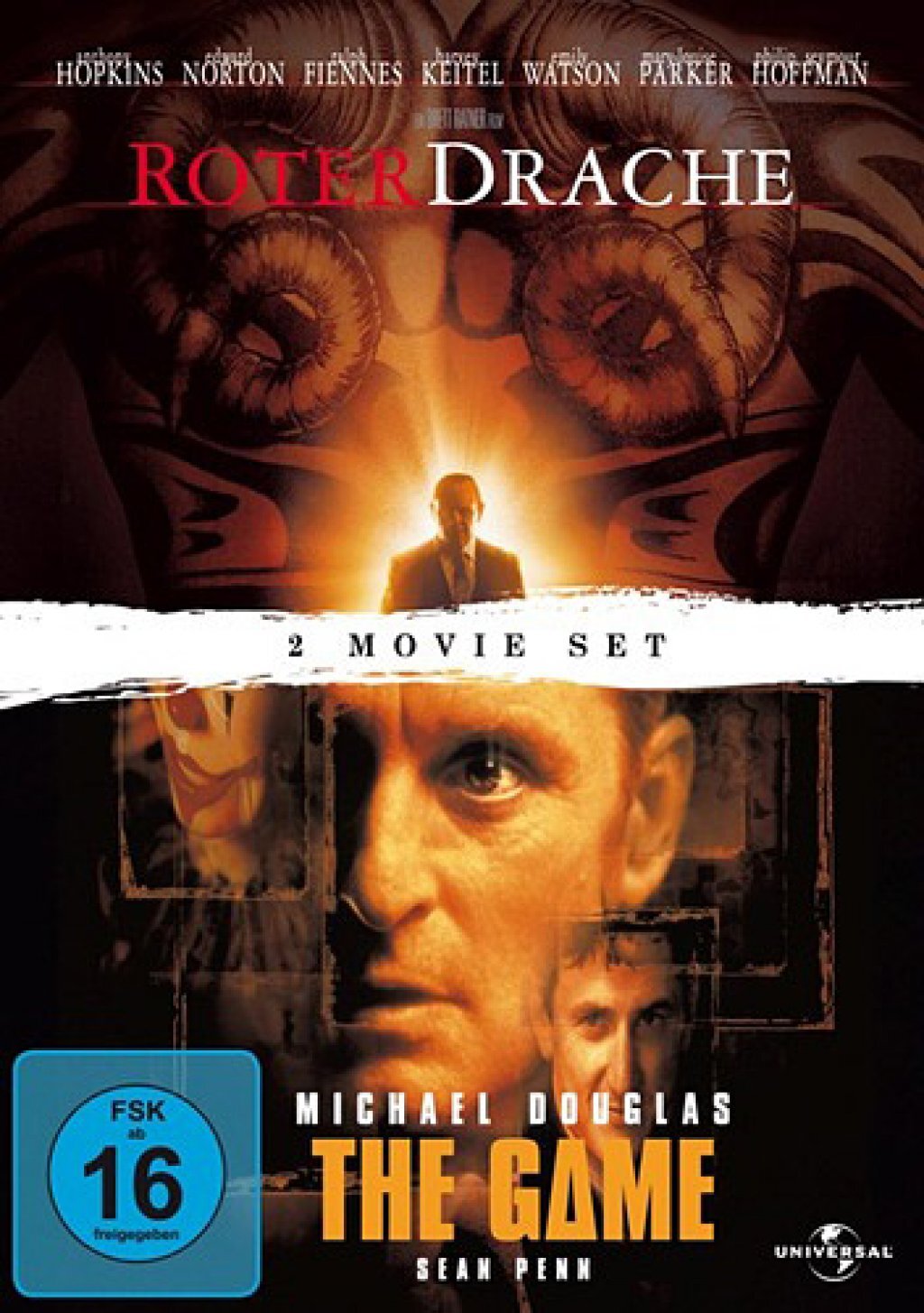 Roter Drache + The Game - 2 Movie Set # 2-DVD-BOX-NEU