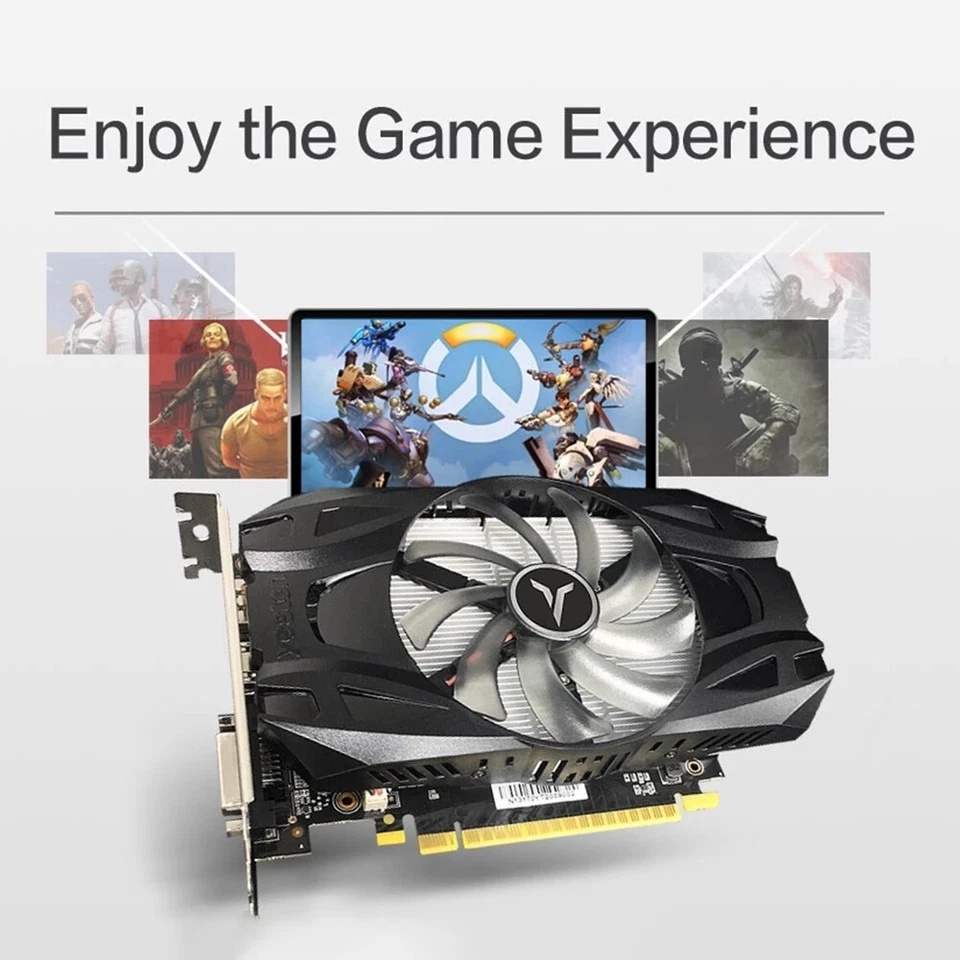 YESTON Geforce GTX1050Ti Graphic Card GDDR5 4G 128bit Video Card GTX1050Ti-4G D5 - Image 2 of 4