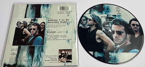 BON JOVI PICTURE DISC SINGLE 'SOMEDAY I'LL BE SATURDAY NIGHT' (MERCURY) - Picture 2 of 2