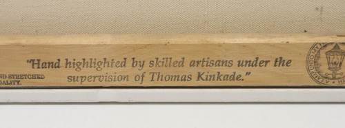 Thomas Kinkade Brookside Hideaway S/N 16x20 Canvas (Highlighted) - Picture 10 of 15