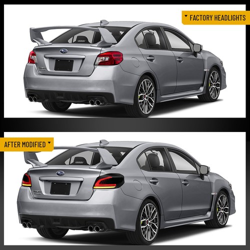 VLAND FULL LED Tail Lights For Subaru WRX&Subaru WRX STI 2015-2021 W/Sequential - Picture 11 of 14