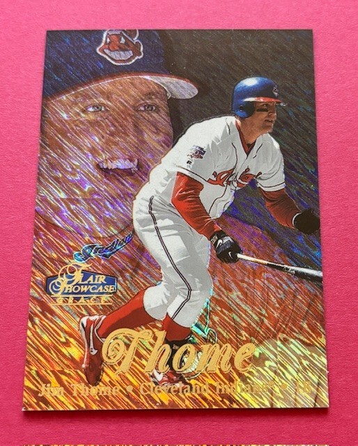 1998 Flair Showcase Row 1 #89 Jim Thome - Tough Parallel of Indians HOF Great