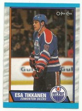 ESA TIKKANEN 1989-90 O-PEE-CHEE CARD NM-MT CONDITION EDMONTON OILERS