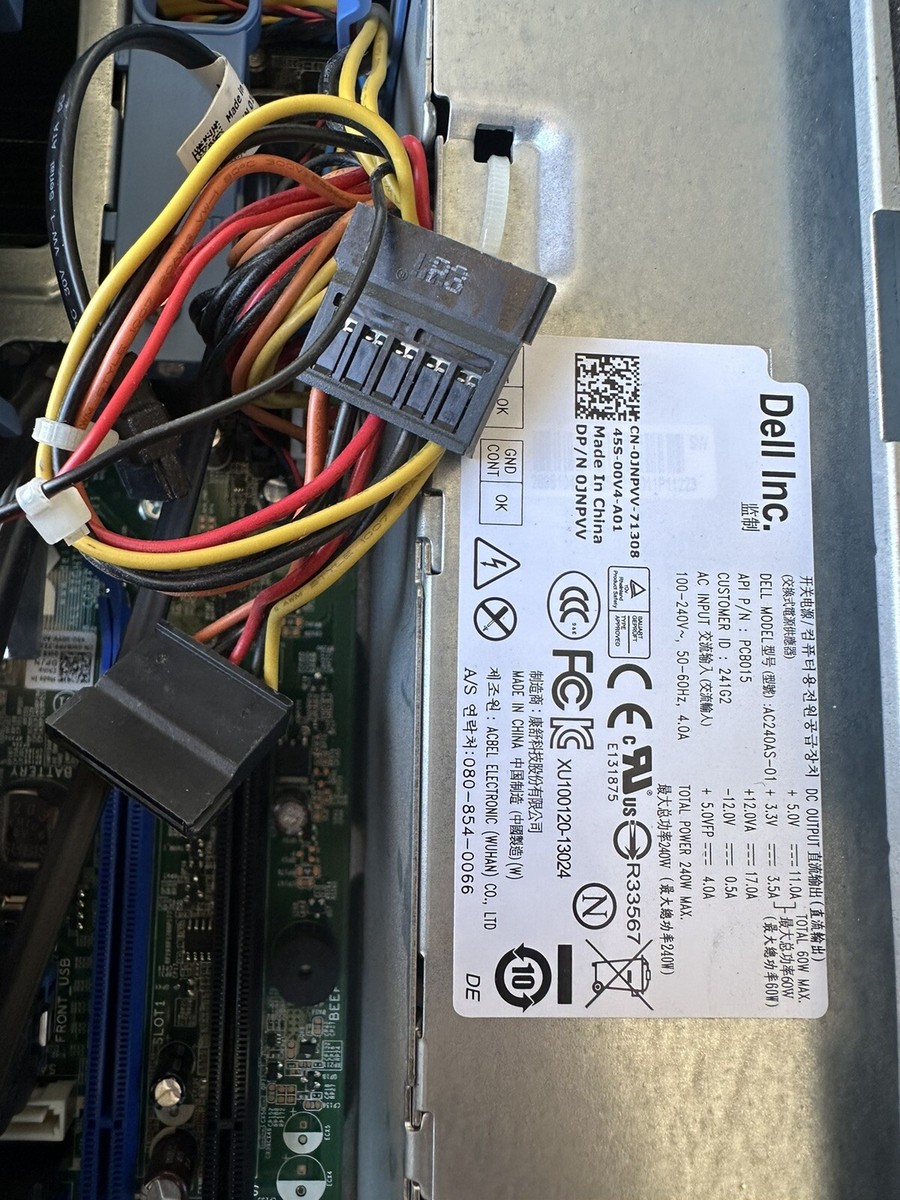 Dell Optiplex 7010 SFF 3.4 GHz i3-3240 4GB RAM NO HDD Windows 7