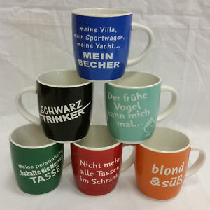 Tasse Kaffeetasse Kaffeebecher Becher Teetasse Witzige Spruche Fun Lustig Ebay