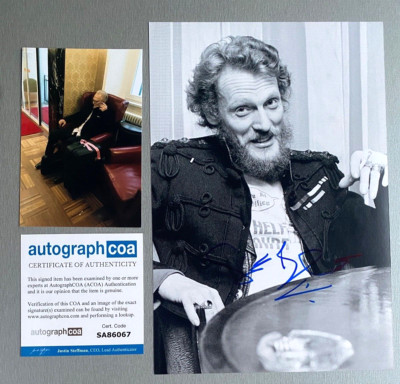 GINGER BAKER ( 2019) in-person signed photo 20x30 autograph ACOA COA + photo
