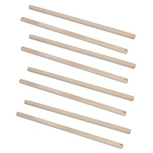 8PK Wooden Bird Perch Canary Budgie Cockatiel Parrot Bird Cage Accessories 12"