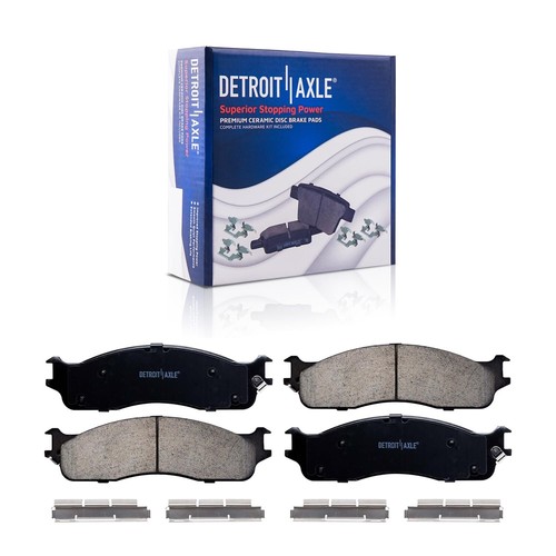 Front Drilled Rotors Brake Pads for 2006 - 2008 Dodge Ram 1500 2500 3500 4000 - Picture 5 of 8