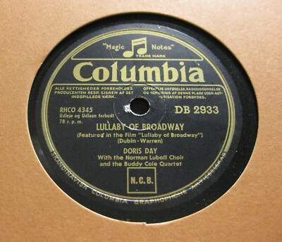 DORIS DAY Lullaby Of Broadway - A Little Kiss Goodbye - Domino u.a. 5x 78'er