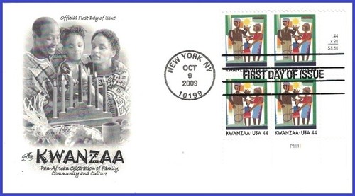 USA3 #4434 U/A ARTCRAFT FDC PB4 Kwanzaa
