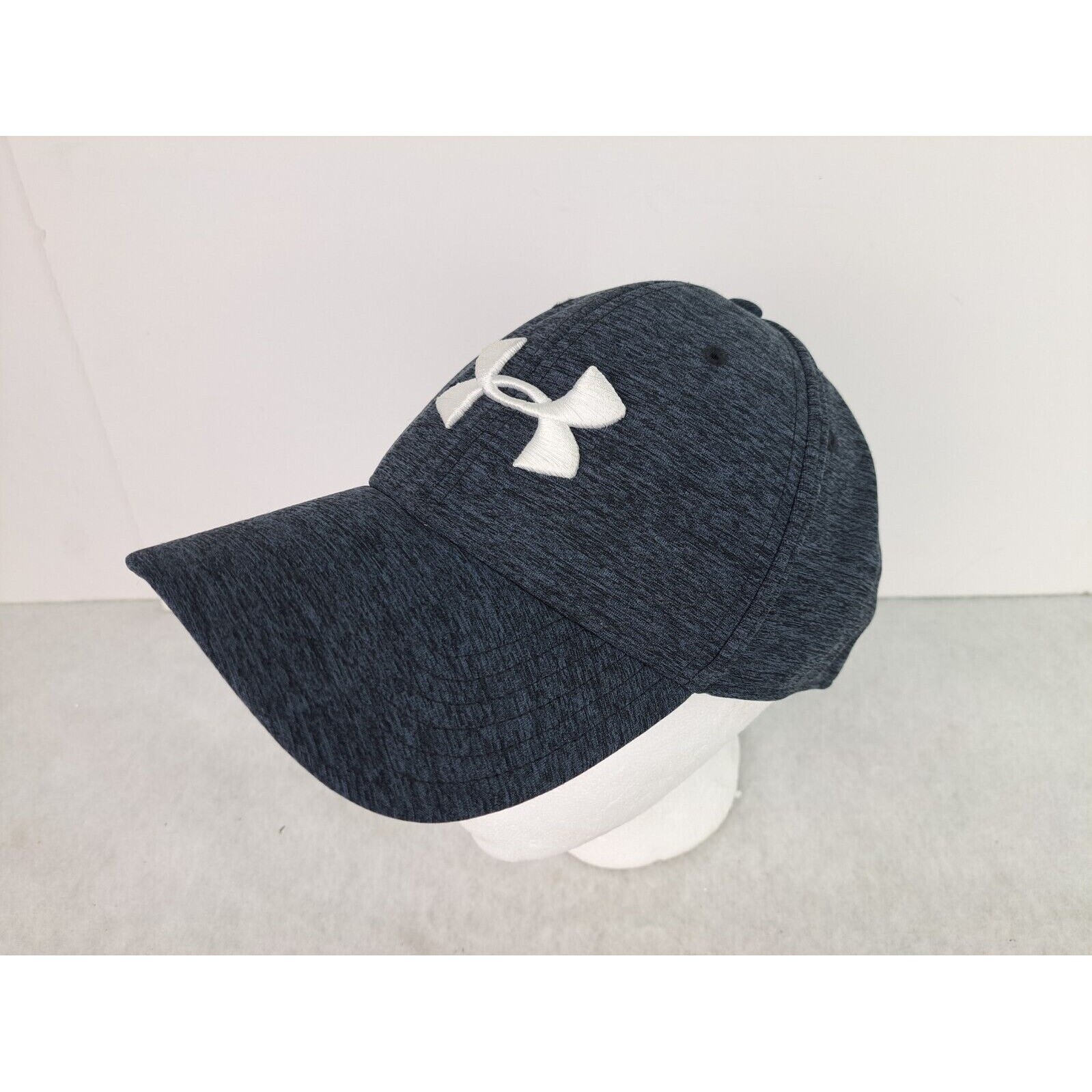 UNDER ARMOUR Men's L/XL UA Blitzing 4.0 Stretch Fit Cap Flex Hat - Dark Heather