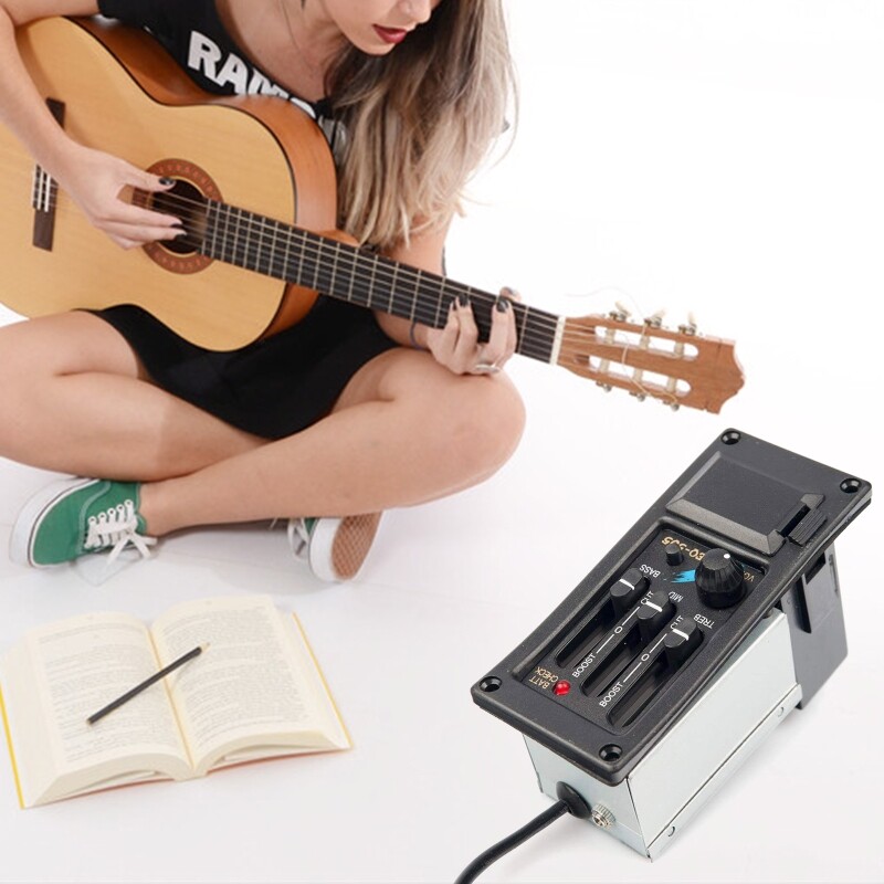 Eq -505 Préampli Guitare Acoustique 3 Bandes, Ampl... – Grandado