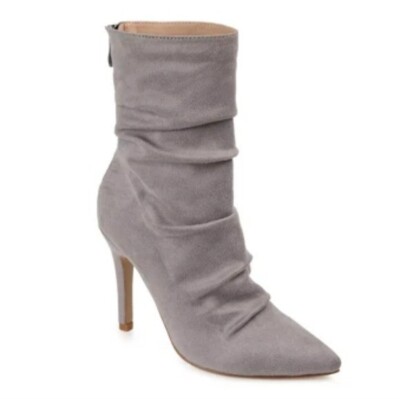 NWT Journee Collection Womens Markie Pointed Toe Faux Suede Boot Shoe Size 9M
