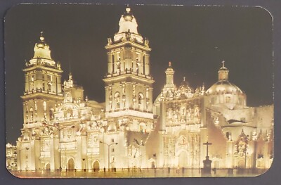 The Cathedral Built Over the Site of the Main Aztec Temple Mexico City Unposted