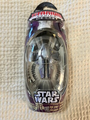 Star Wars Titanium Mace Windu's Jedi Starfighter Sealed, Excellent Condition!